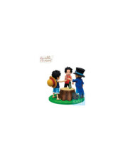 ONE PIECE - Ace & Sabo & Luffy - Figurine Dramatic Memories 10cm