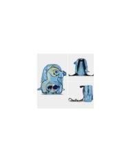 STITCH - Mini Sac à dos 'Shiny' - 23x 16,5x 9,5cm