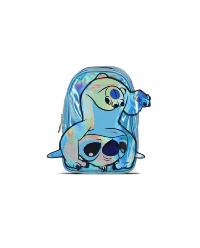 STITCH - Mini Sac à dos 'Shiny' - 23x 16,5x 9,5cm
