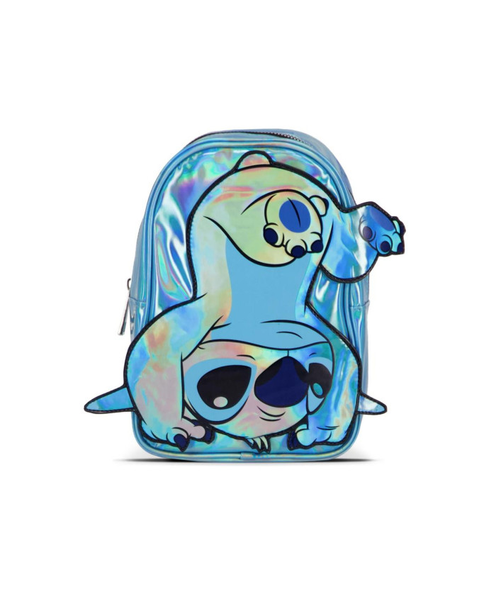 STITCH - Mini Sac à dos 'Shiny' - 23x 16,5x 9,5cm