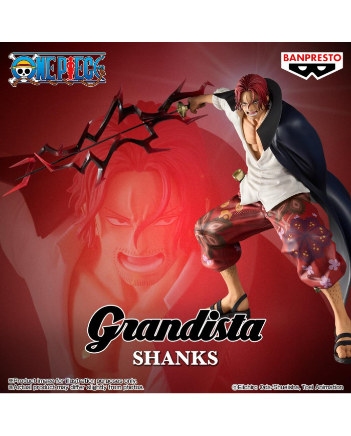 ONE PIECE - Shanks - Figurine Grandista 22cm