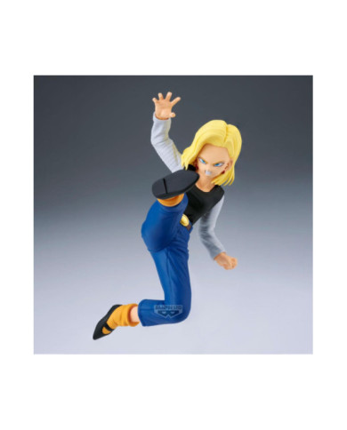 DRAGON BALL Z - Android 18 & Mr. Satan -Figurine Match Makers 11 & 8cm