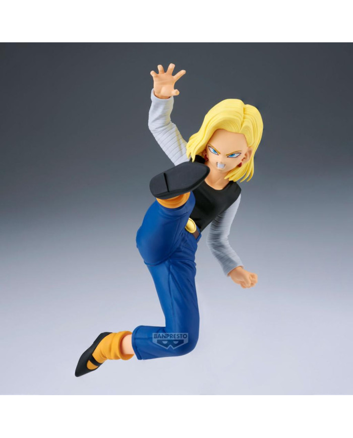 DRAGON BALL Z - Android 18 & Mr. Satan -Figurine Match Makers 11 & 8cm