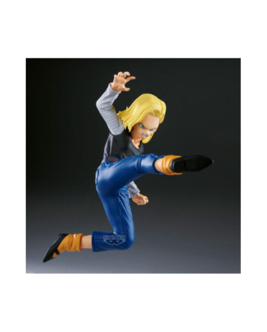 DRAGON BALL Z - Android 18 & Mr. Satan -Figurine Match Makers 11 & 8cm