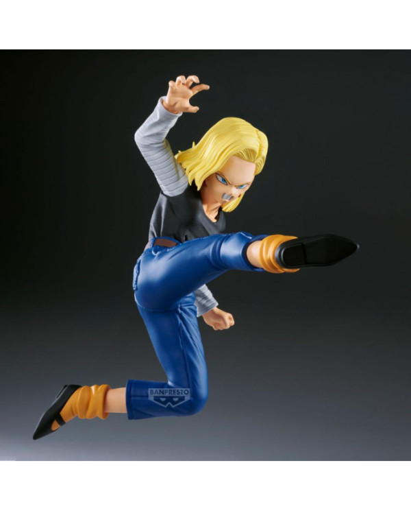 DRAGON BALL Z - Android 18 & Mr. Satan -Figurine Match Makers 11 & 8cm