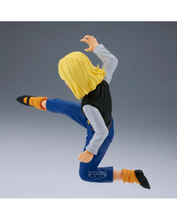 DRAGON BALL Z - Android 18 & Mr. Satan -Figurine Match Makers 11 & 8cm