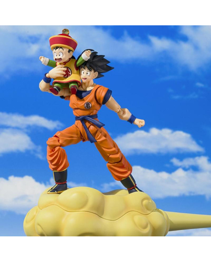 DRAGON BALL Z - Goku, Gohan & Kintoun -Figurine S.H. Figuarts 14 & 6cm