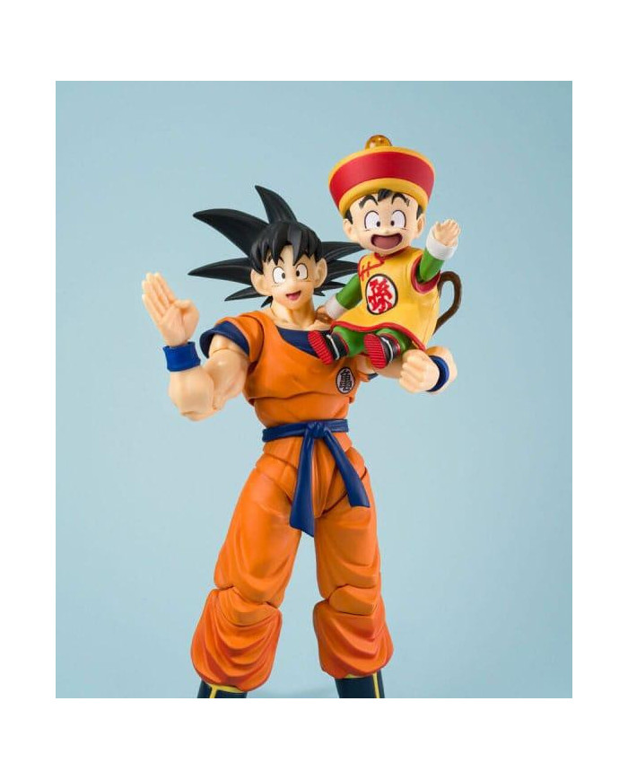 DRAGON BALL Z - Goku, Gohan & Kintoun -Figurine S.H. Figuarts 14 & 6cm