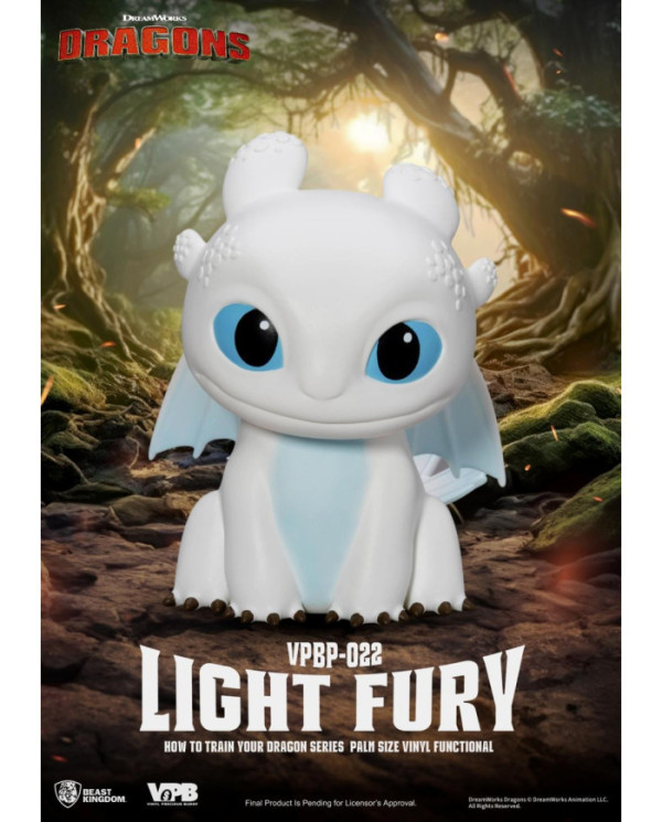 DRAGON - Light Fury - Tirelire Vinyl Figure 12cm