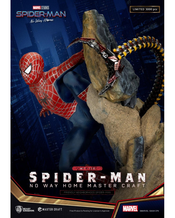 MARVEL - Friendly Neighborhood Spider-Man -Statuette Master Craft 36cm