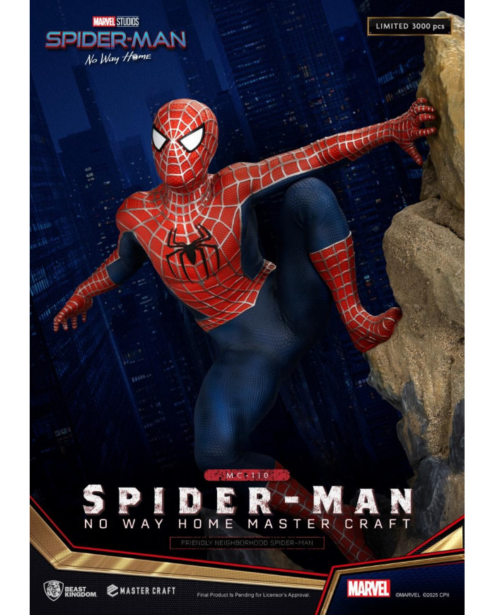 MARVEL - Friendly Neighborhood Spider-Man -Statuette Master Craft 36cm