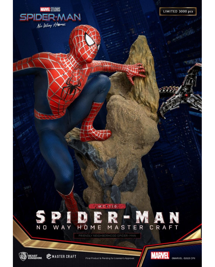 MARVEL - Friendly Neighborhood Spider-Man -Statuette Master Craft 36cm