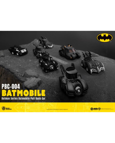 DC - Batman series Batmobile Pull Back Car - Set 6 Fig. Blind Box 5cm