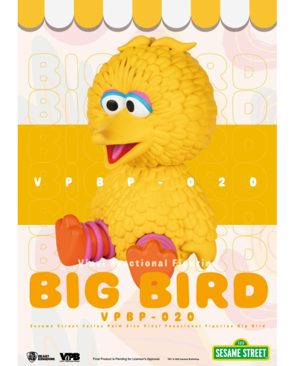 SESAME STREET - Big Bird - Tirelire Palm Size 12.7cm