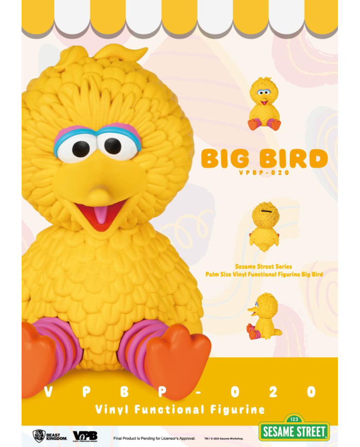 SESAME STREET - Big Bird - Tirelire Palm Size 12.7cm