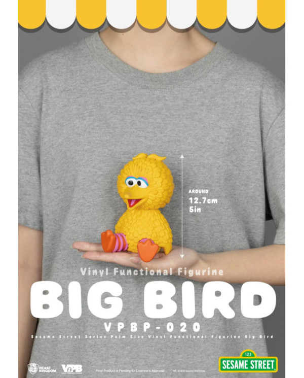 SESAME STREET - Big Bird - Tirelire Palm Size 12.7cm
