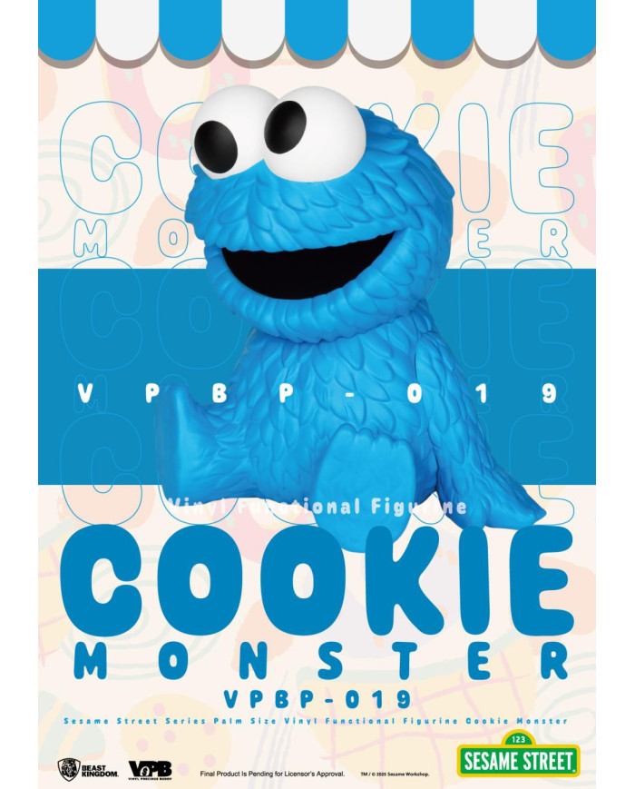 SESAME STREET - Cookie Monster - Tirelire Palm Size 11.8cm