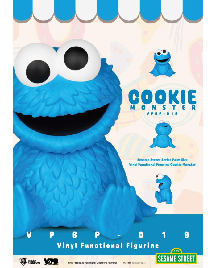 SESAME STREET - Cookie Monster - Tirelire Palm Size 11.8cm