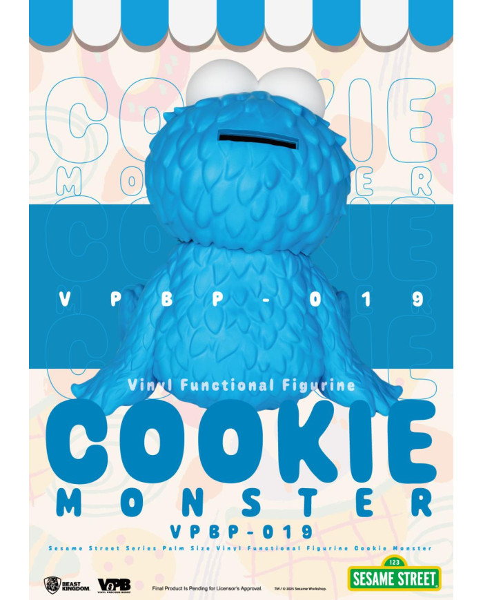 SESAME STREET - Cookie Monster - Tirelire Palm Size 11.8cm