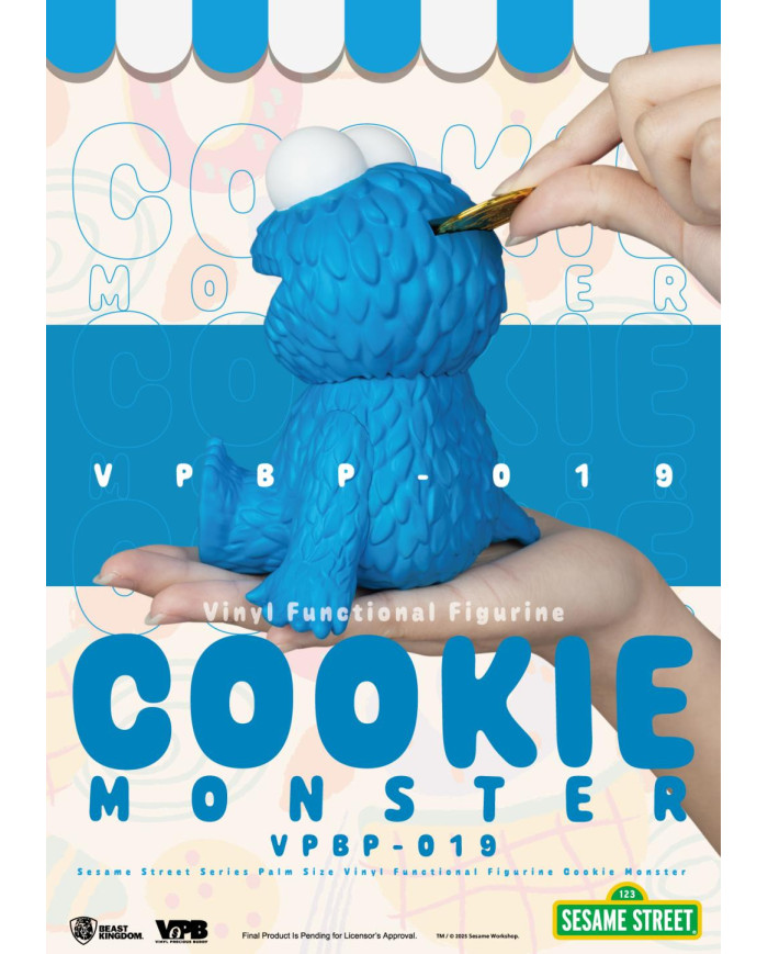 SESAME STREET - Cookie Monster - Tirelire Palm Size 11.8cm
