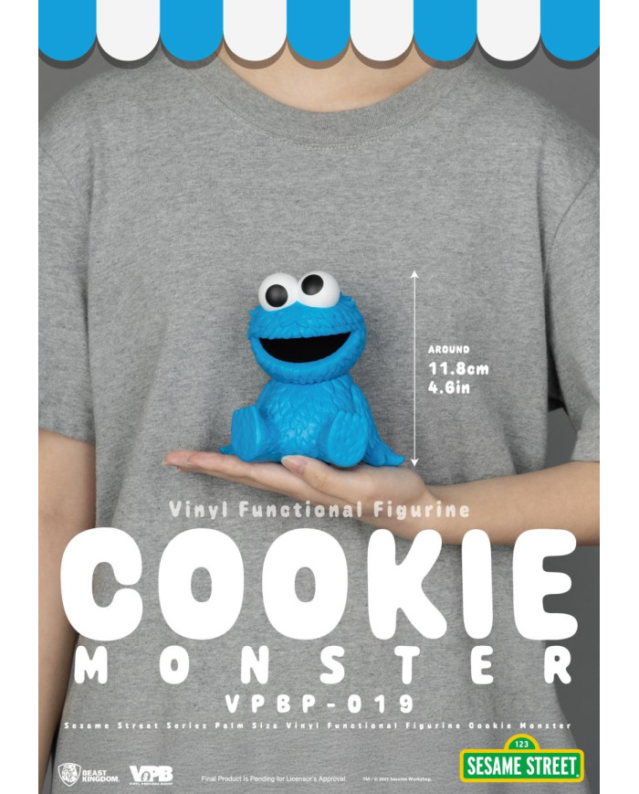 SESAME STREET - Cookie Monster - Tirelire Palm Size 11.8cm