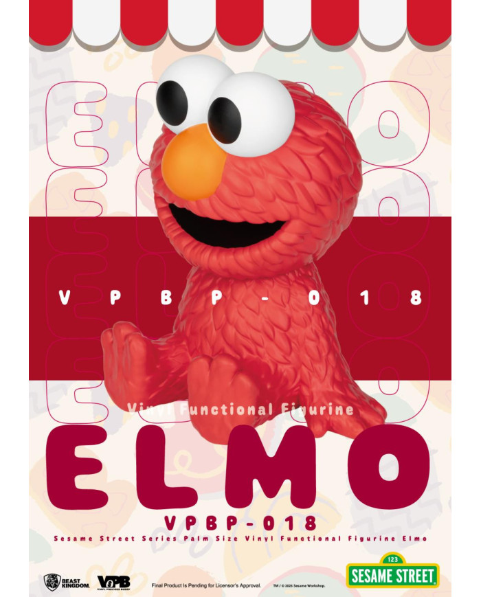 SESAME STREET - Elmo - Tirelire Palm Size 11.5cm