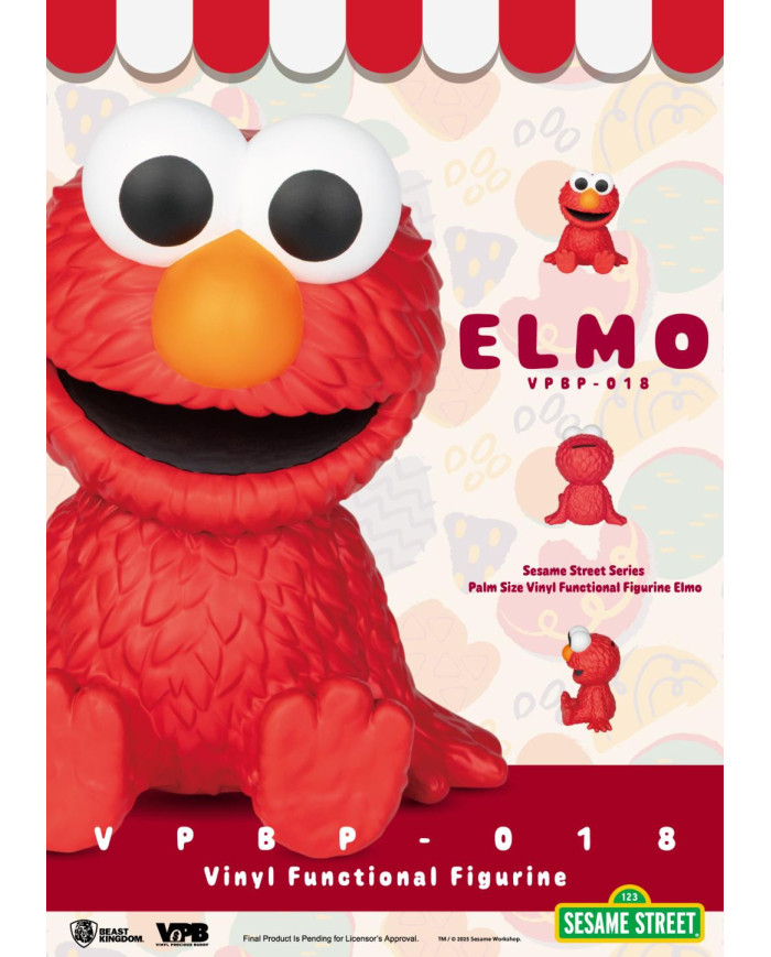 SESAME STREET - Elmo - Tirelire Palm Size 11.5cm