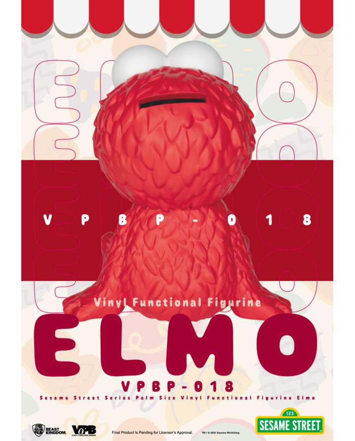 SESAME STREET - Elmo - Tirelire Palm Size 11.5cm