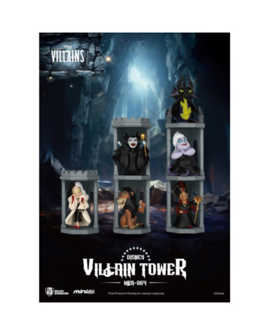 DISNEY VILLAINS - Tower Series - Set 6 Figurine Blind Box 11.5cm