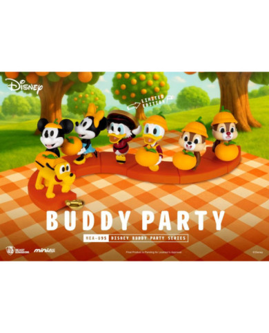DISNEY - Buddy Party series - Set 6 Figurine Blind Box 8.6cm