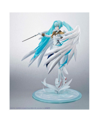 GUNDAM X HATSUNE MIKU - Lucra Miku x Wing Gundam Zero - Statuette 27cm