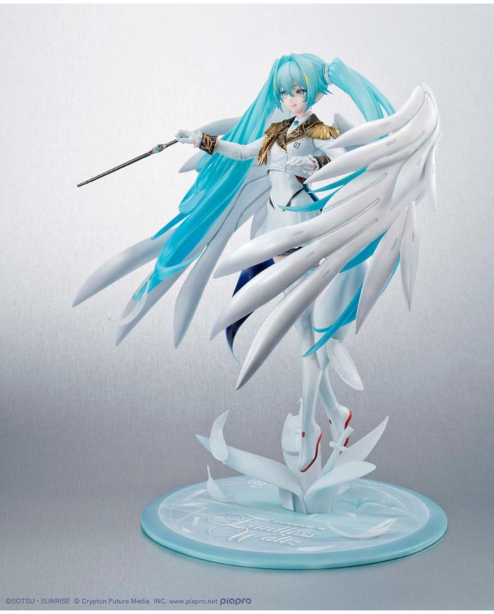 GUNDAM X HATSUNE MIKU - Lucra Miku x Wing Gundam Zero - Statuette 27cm