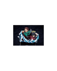 DEMON SLAYER - Tanjiro & Giyuu - Statuette 13cm