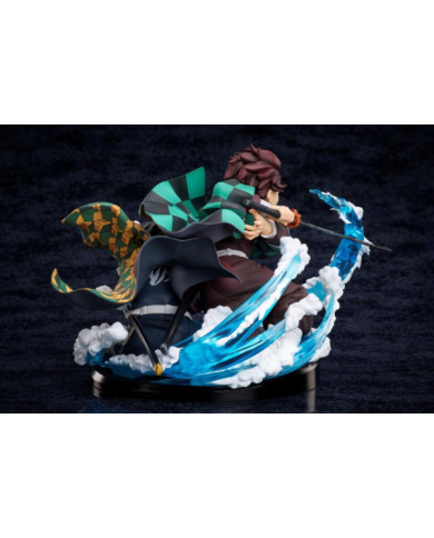 DEMON SLAYER - Tanjiro & Giyuu - Statuette 13cm
