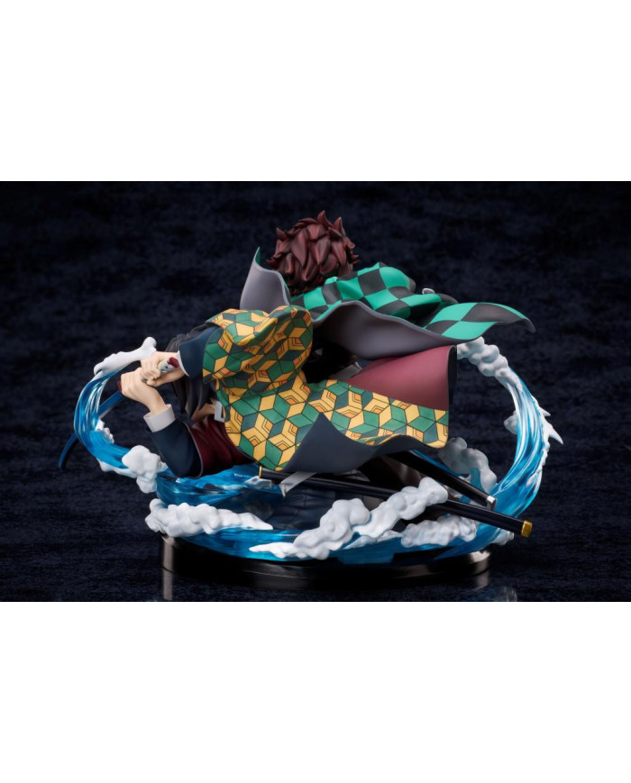 DEMON SLAYER - Tanjiro & Giyuu - Statuette 13cm
