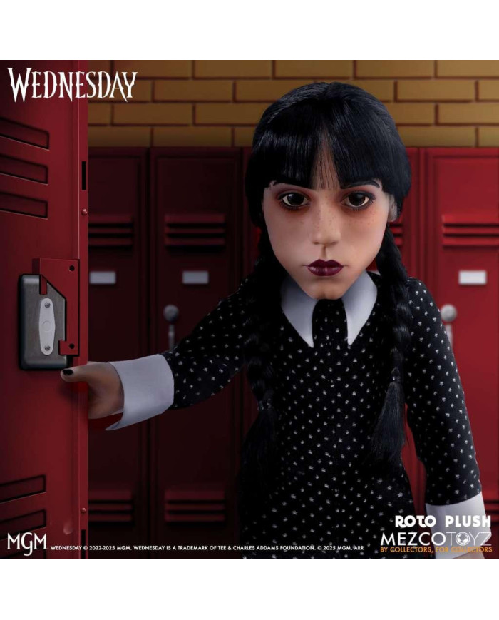 MERCREDI - Poupée Mercredi Addams MDS Roto - 45cm