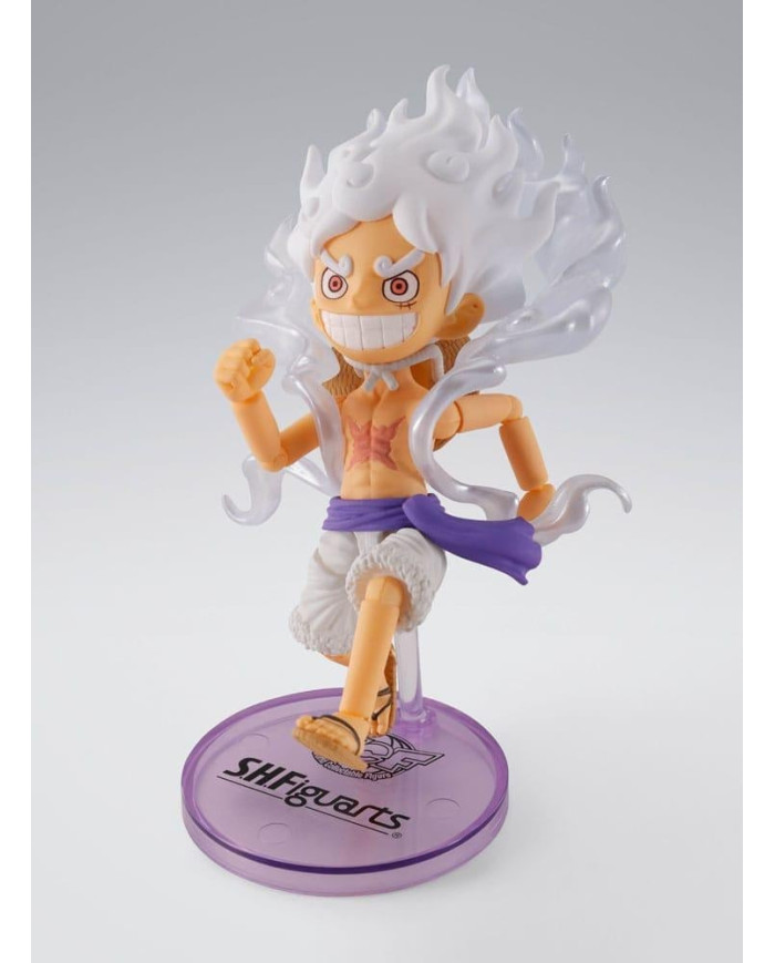 ONE PIECE - Luffy Gear 5 - Figurine WCF X S.H. Figuarts 8cm
