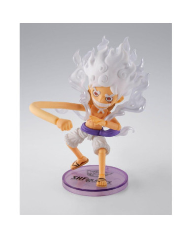 ONE PIECE - Luffy Gear 5 - Figurine WCF X S.H. Figuarts 8cm
