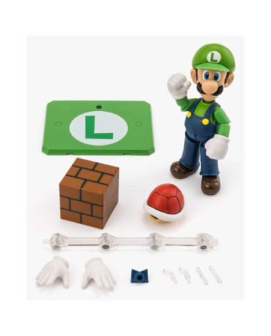 SUPER MARIO - Luigi - Figurine S.H. Figuarts 11cm