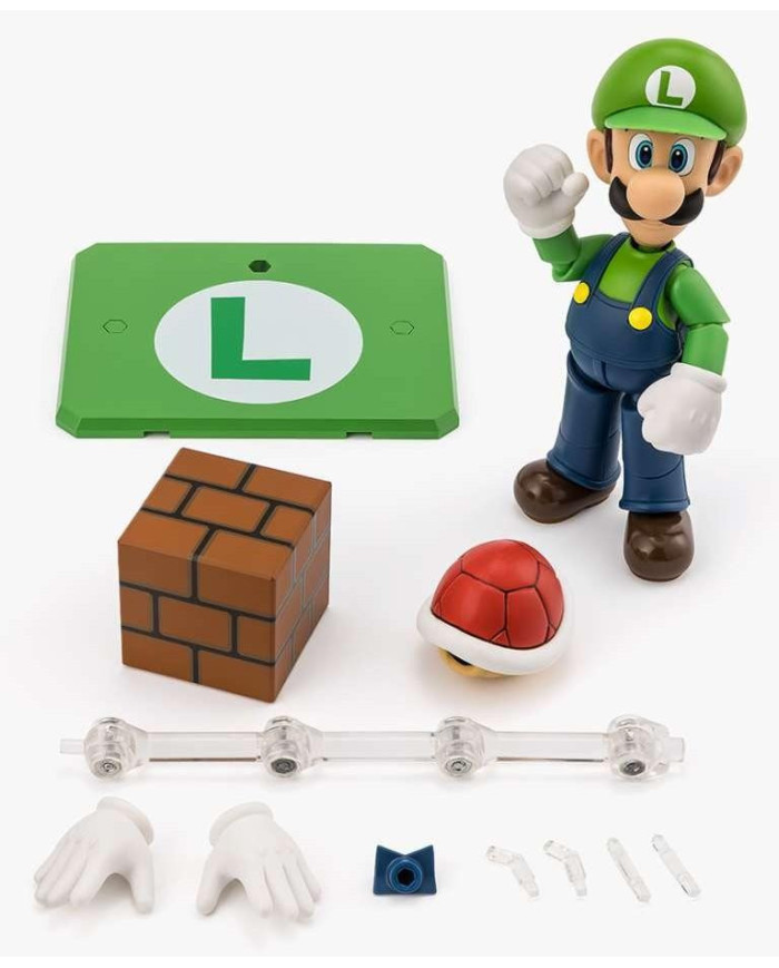 SUPER MARIO - Luigi - Figurine S.H. Figuarts 11cm