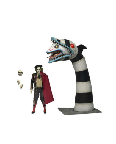 BEETLEJUICE 2 -Matador Beetlejuice & Sandworm -Ultimate Fig. 17 & 48cm