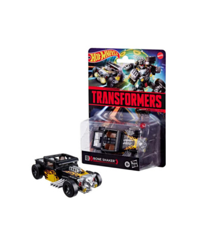 TRANSFORMERS X HOT WHEELS - Bone Shaker - Figurine Collaborative 13cm