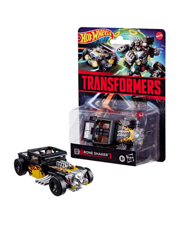 TRANSFORMERS X HOT WHEELS - Bone Shaker - Figurine Collaborative 13cm