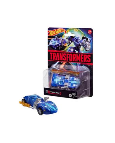 TRANSFORMERS X HOT WHEELS - Twin Mill - Figurine Collaborative 13cm