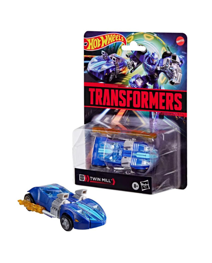 TRANSFORMERS X HOT WHEELS - Twin Mill - Figurine Collaborative 13cm