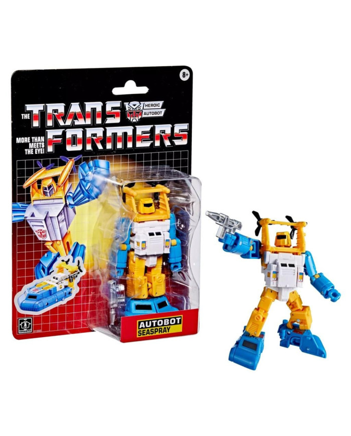 TRANSFORMERS - Autobot Seaspray - Figurine Retro G1 12.7cm
