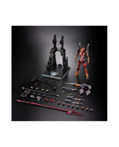 EVANGELION - EVA-02 + Lance de Cassius - Figure Metal Build 30th 22cm
