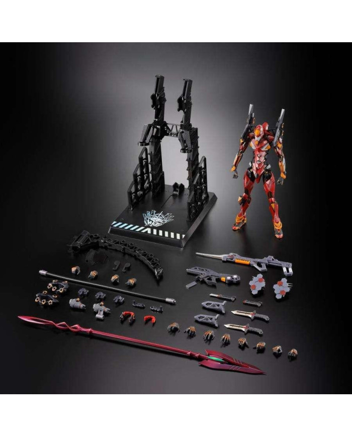 EVANGELION - EVA-02 + Lance de Cassius - Figure Metal Build 30th 22cm
