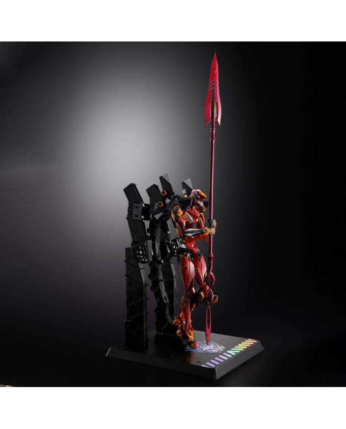 EVANGELION - EVA-02 + Lance de Cassius - Figure Metal Build 30th 22cm