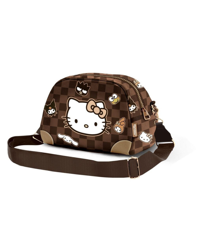 HELLO KITTY & Friends - Damier - Sac Bandouilère Bowling '24x15x10cm'